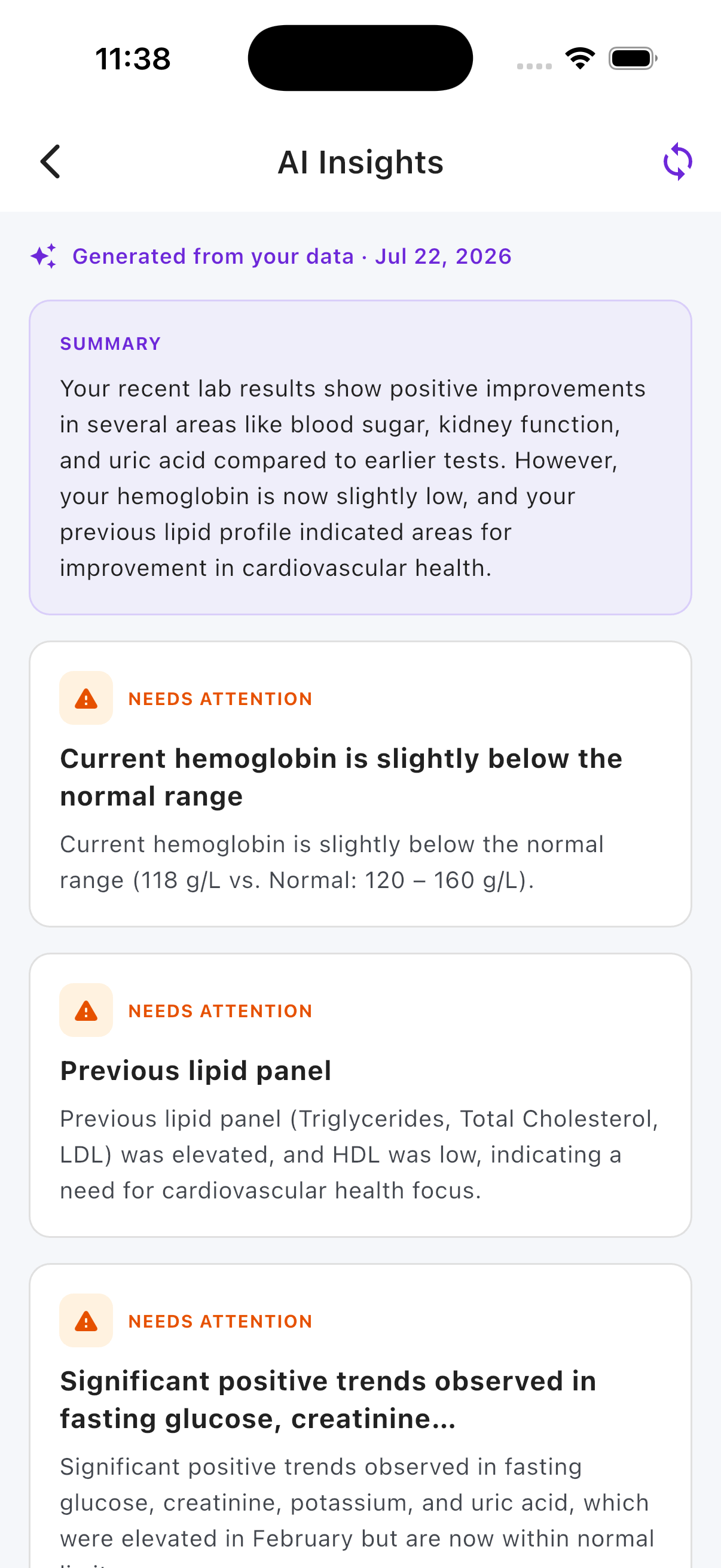 Drop AI-insights screenshot