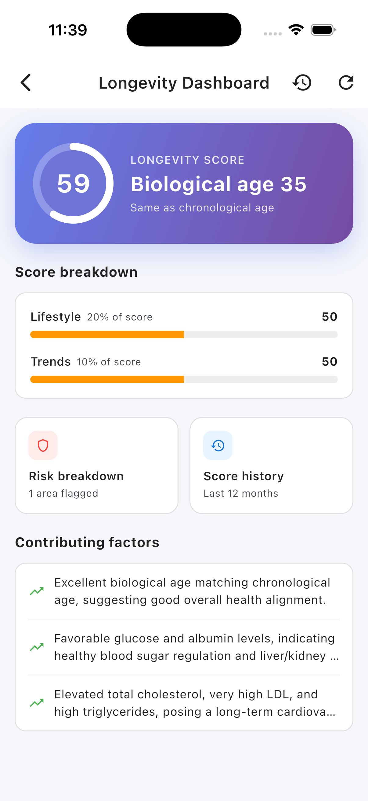 Drop longevity screenshot